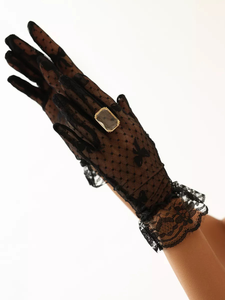 Lace gloves for women - HANAS