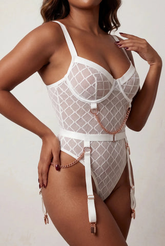 Bodysuit for women - WILD White