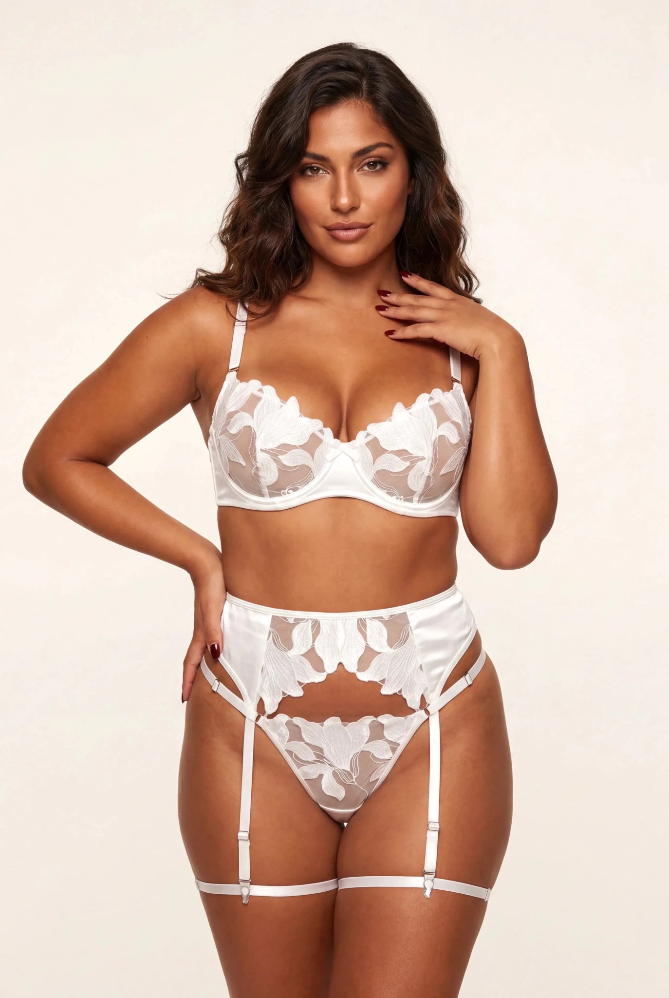Ensemble lingerie quatre pièces - PEARL - NAKED Underwear FR
