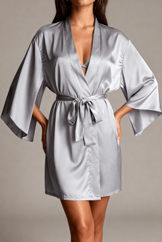 Kimono for women - Midnight Gray Lilac 